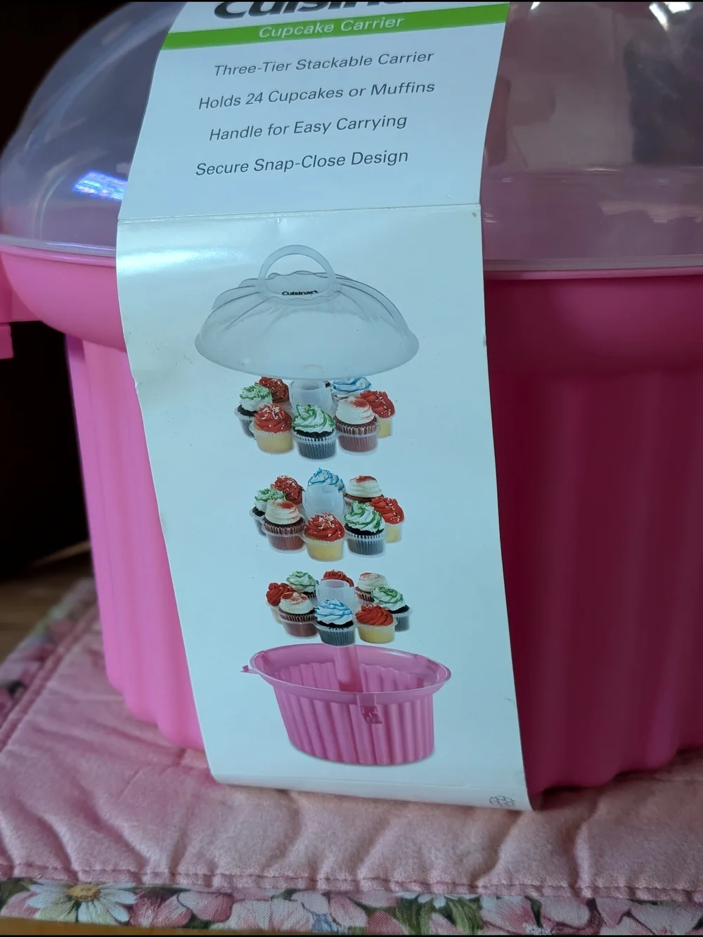 Cuisinart pink cupcake